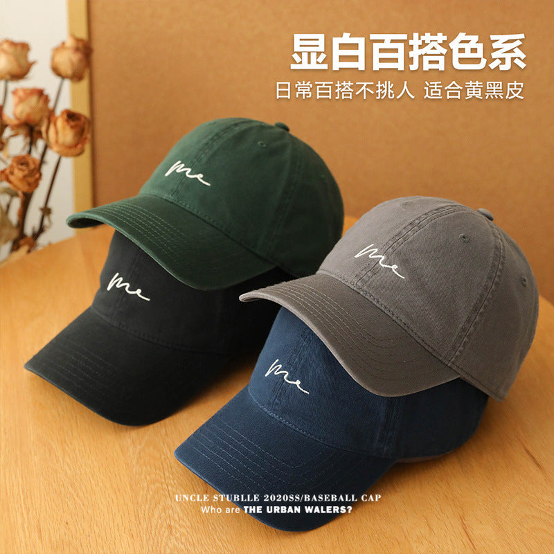 Minimalist Face-Framing Baseball Cap – Everyday Korean Fit