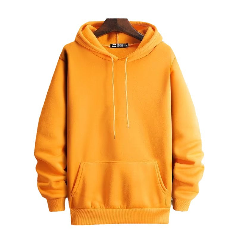 Men’s Fleece Hooded Sweater Korean Style Winter Hoodie
