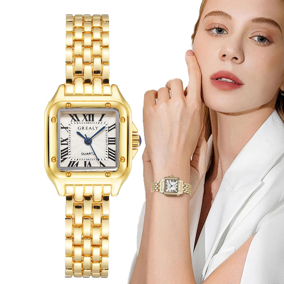 Stainless Steel Quartz Women’s Watch Trendy Business Casual