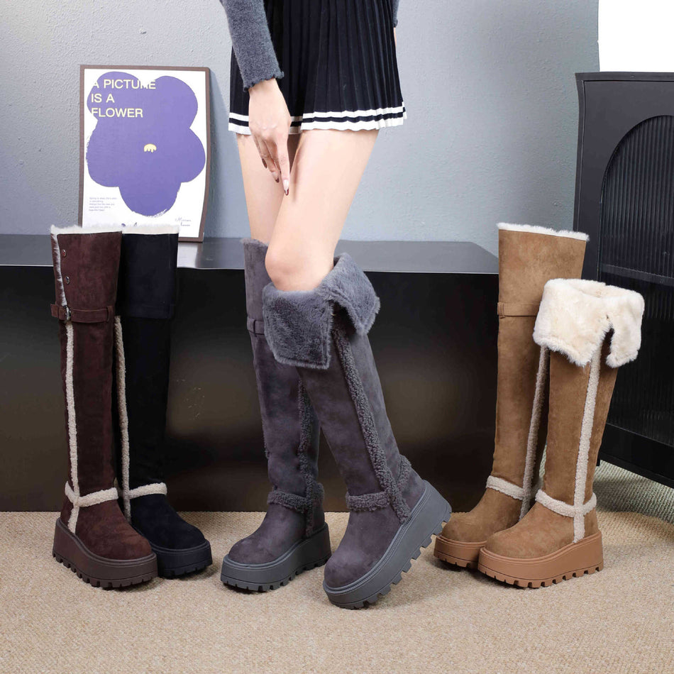 Over-the-Knee Thick-Soled Boots – Winter 2026