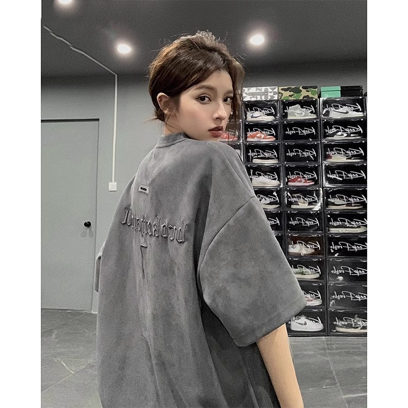 Unisex Vintage American-Style Heavyweight Embroidered