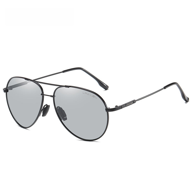 Lei Pailong 889 Men’s Color-Changing Polarized Sunglasses