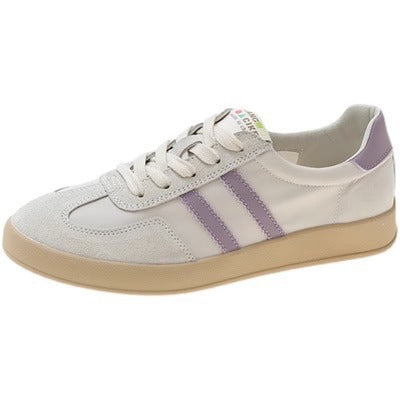 INSTOCK-Desun Women's White Casual Flat Sneakers 2025