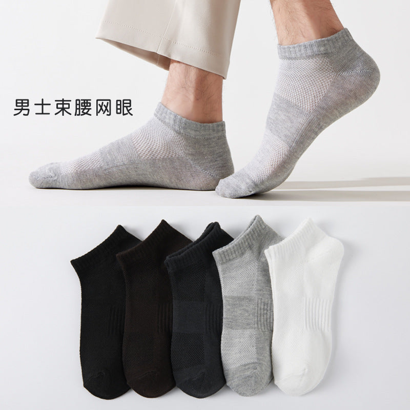 (Pack of 10)-Breathable Mesh Boat Socks – Unisex, No-Show, Summer
