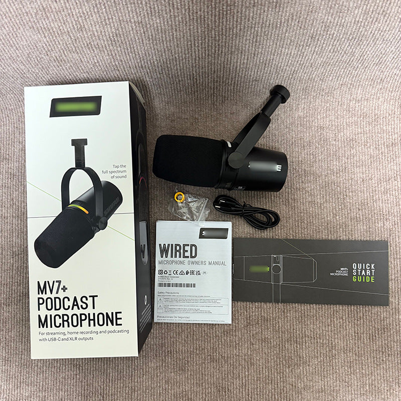 MV7+ XLR Dynamic Microphone for Live Broadcast & Recording