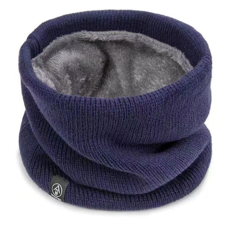 Unisex Winter Fleece-Lined Knitted Neck Gaiter