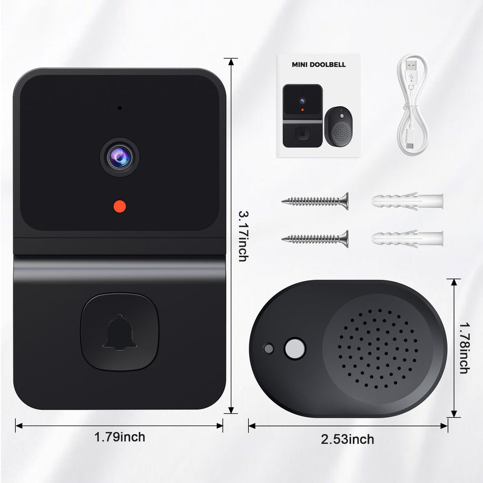 Smart Wireless Video Doorbell Z30T23 – Low Power WiFi Ding-Dong
