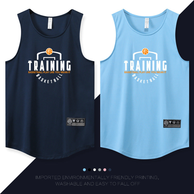 American Basketball Narrow Shoulder Vest – Sleeveless Sports Top