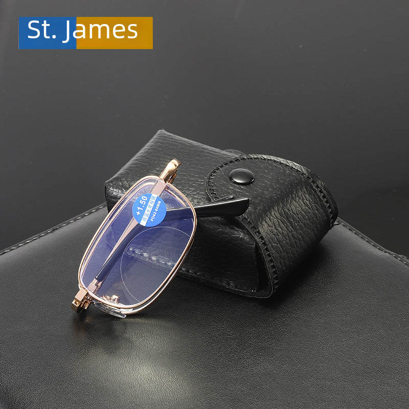 Foldable Anti-Blue Presbyopic Glasses – Dual Use