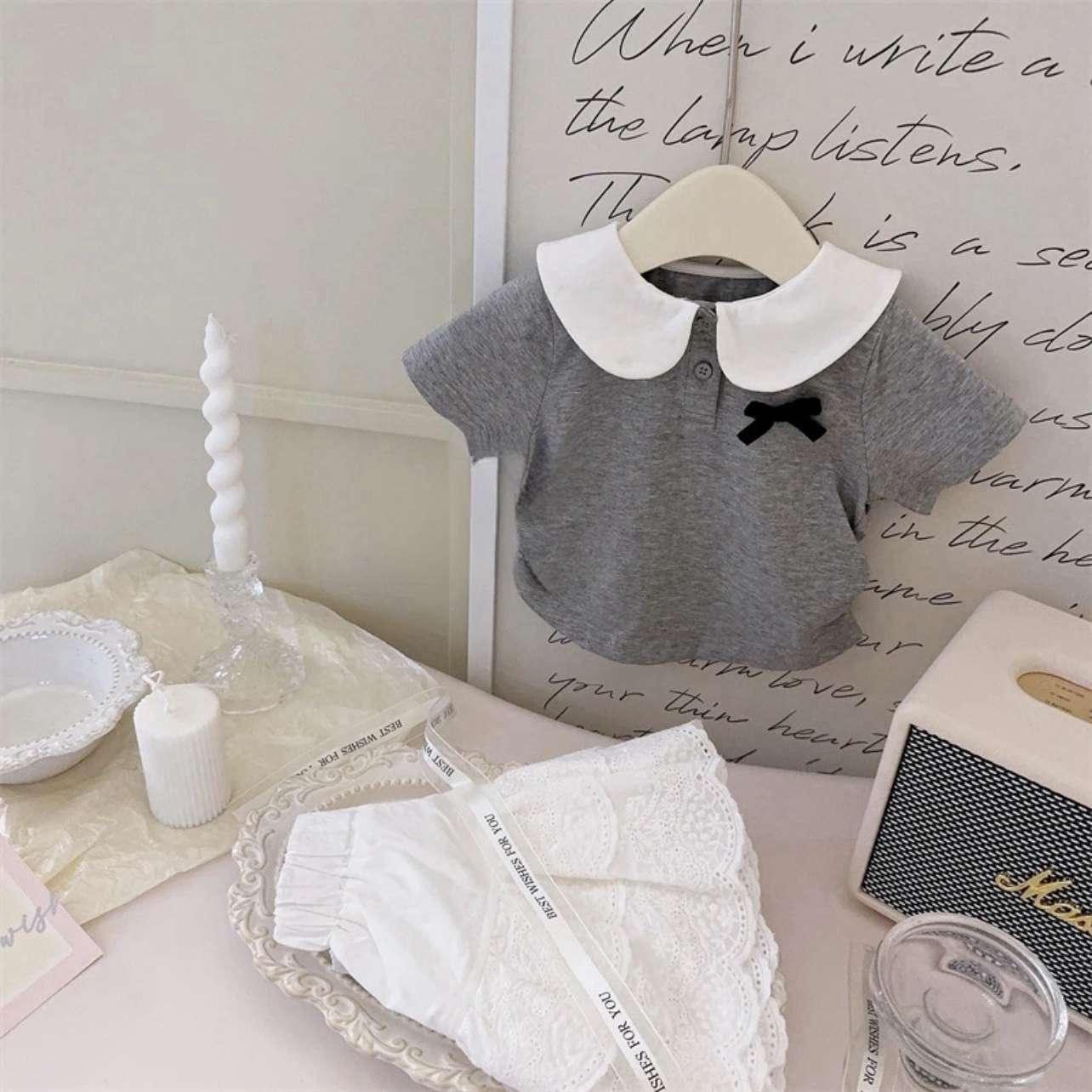 Baby Girls Doll Collar Top & Cake Skirt Set – Baby & Children's Outfits – Image 6