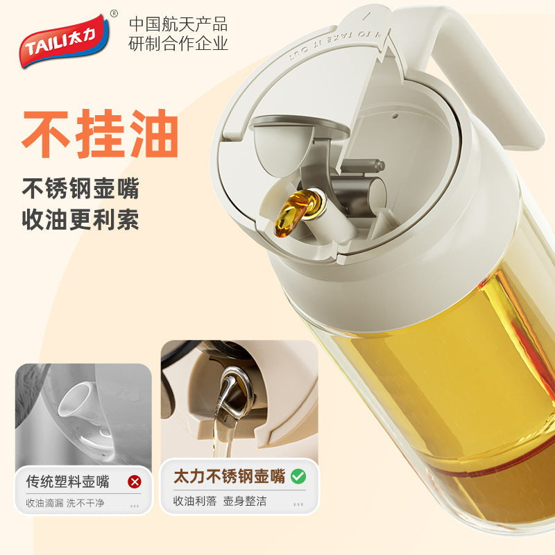 Taili Auto Oil & Vinegar Bottle – Spill-Free Kitchen Pot