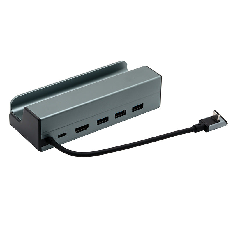 6‑in‑1 Type‑C Dock with Ethernet & PD