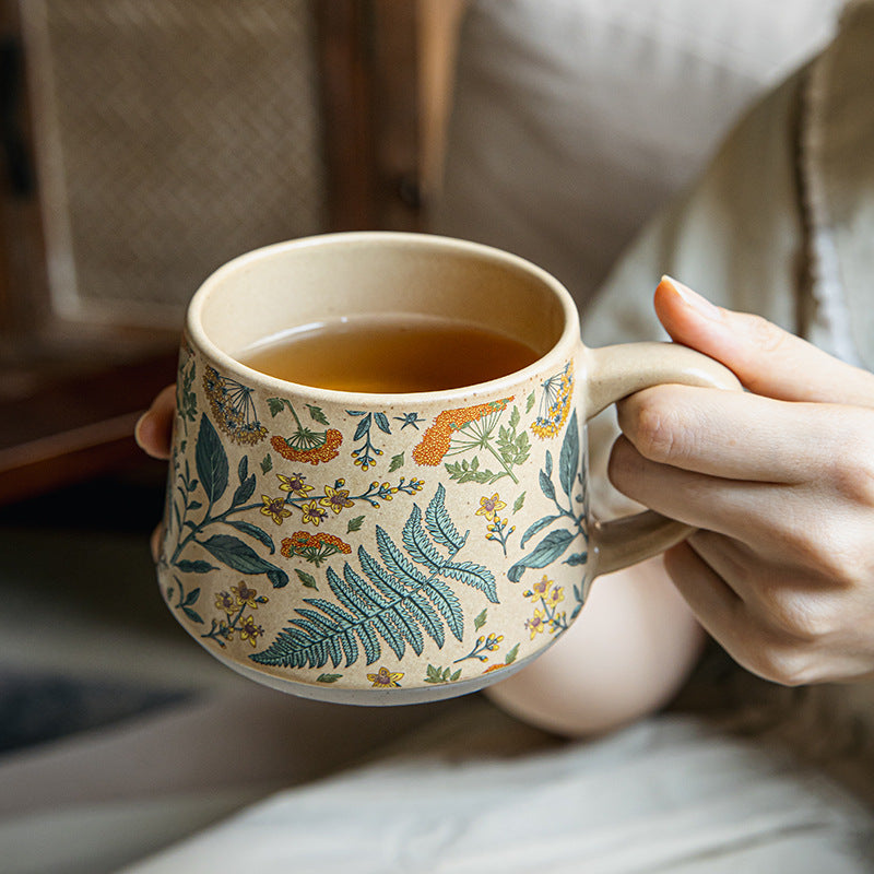 Handmade Antique Ceramic Mug for Gifts