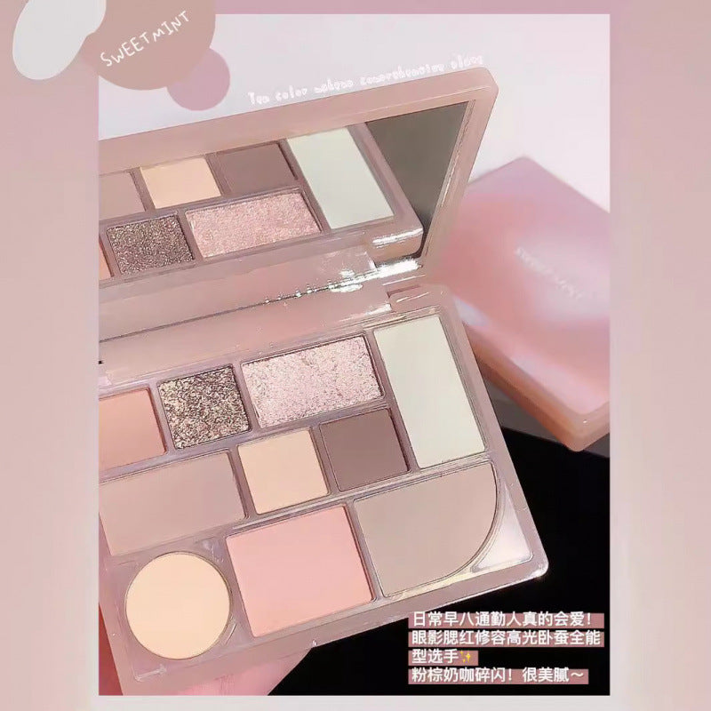 Sweetmint 10-Color All-in-One Makeup Palette