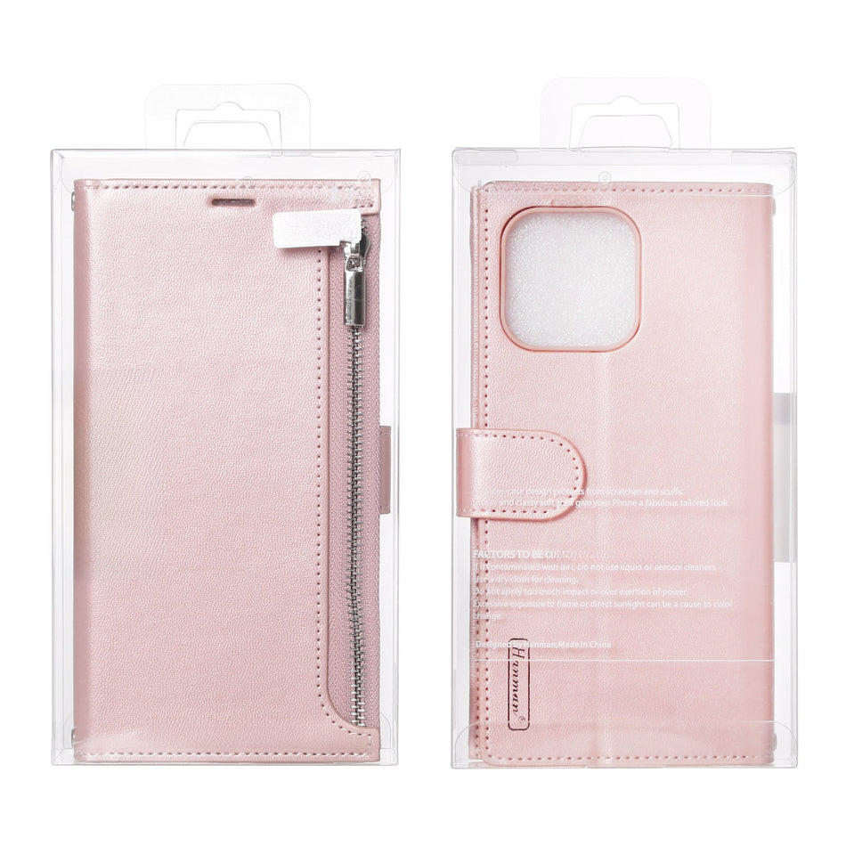 Shoulder Bag Phone Case with Zipper & Lanyard