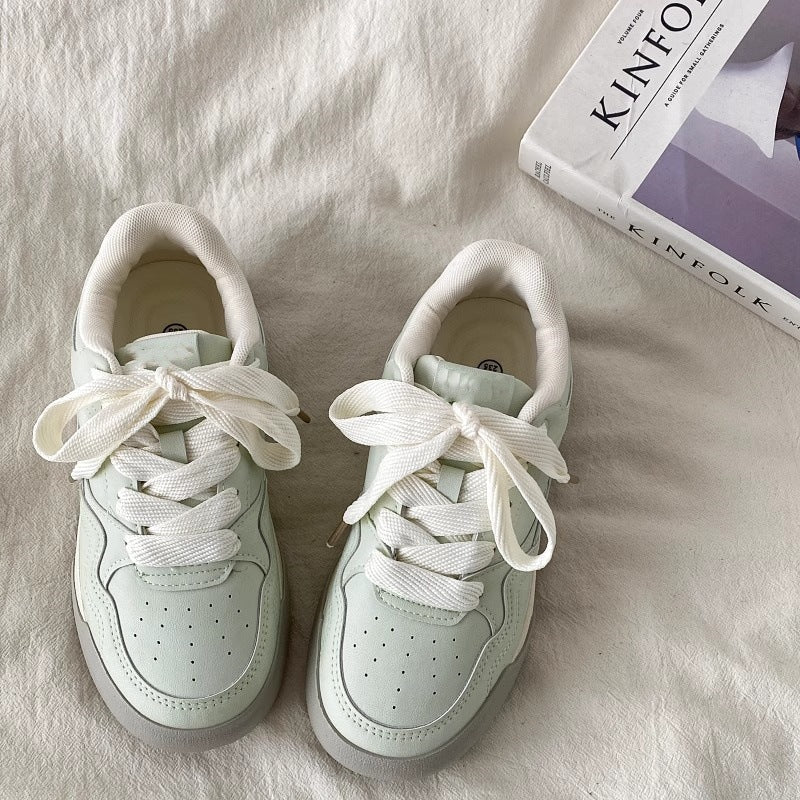 Lightweight Thick-Soled Korean Bread Sneakers