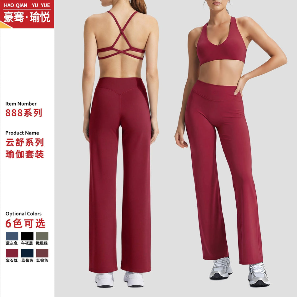High-End Autumn and Winter Yoga Clothes for Women Running---