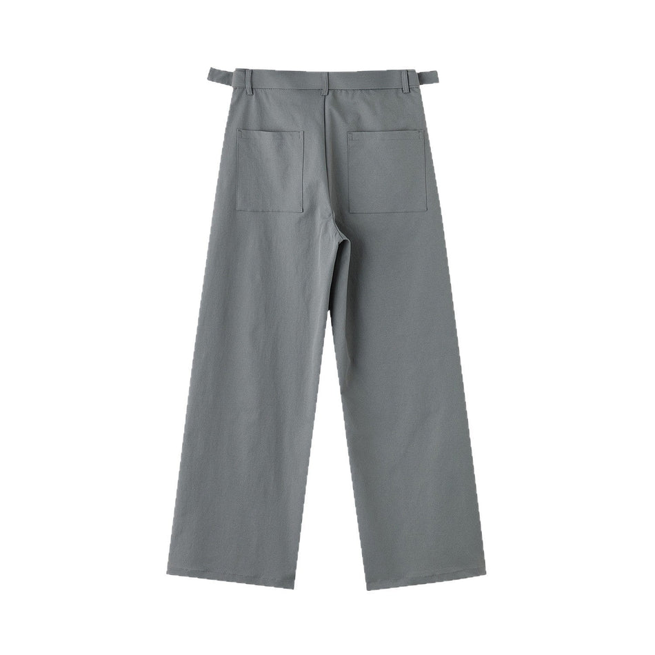 Hong Kong Style Straight Casual Pants for Men