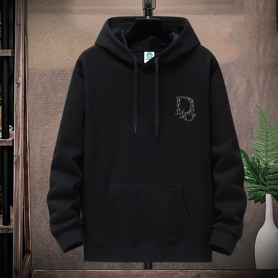 STOCK-Men’s Fleece-Lined Hoodie | Autumn Winter Thickened Sweater