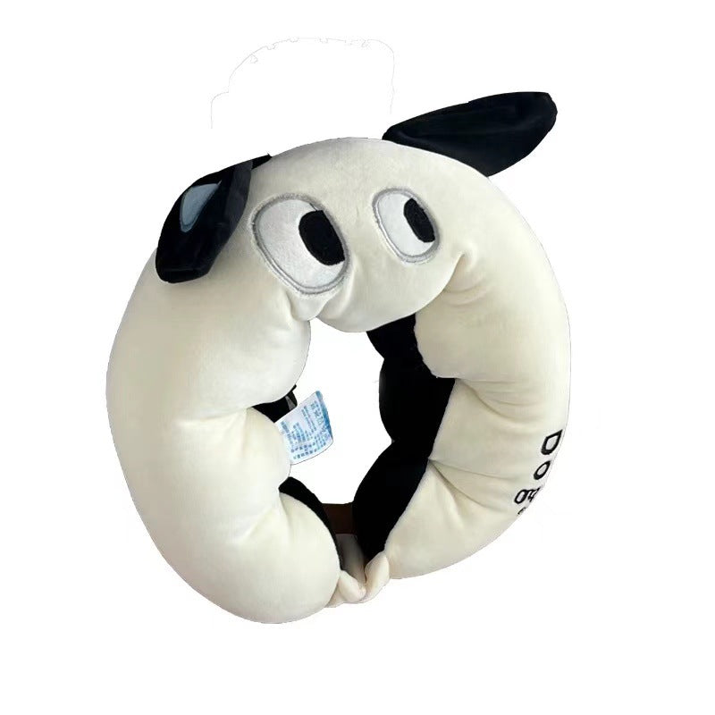 Cute Caterpillar U-Shaped Neck Pillow for Travel
