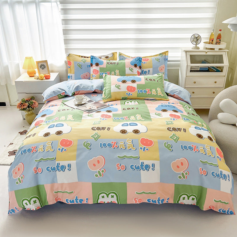 INSTOCK-2025 Spring/Summer Aloe Vera Cotton Cartoon Bedding Set –