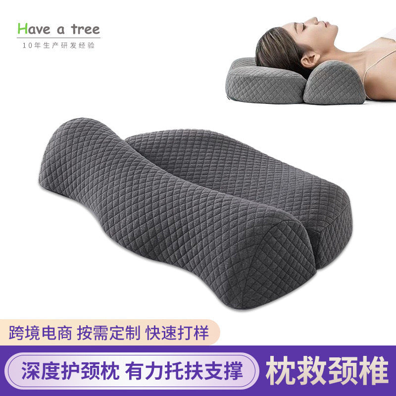 Memory Foam Cervical Spine Traction Pillow for Sleep