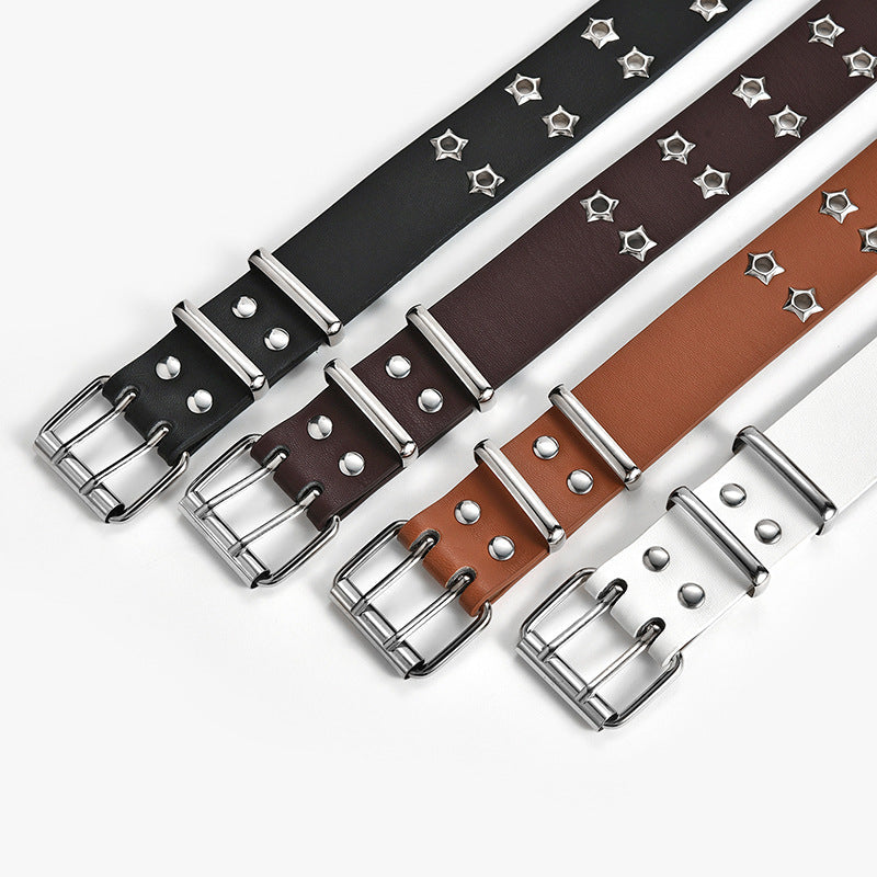 Korean Punk Double Row Decorative Belt