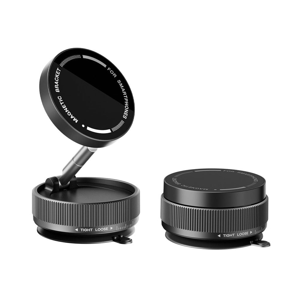 Magnetic Vacuum Car Phone Holder with Wireless Charging
