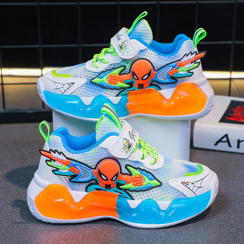 STOCK-Spiderman Kids’ Sneakers – Breathable & Light 2023