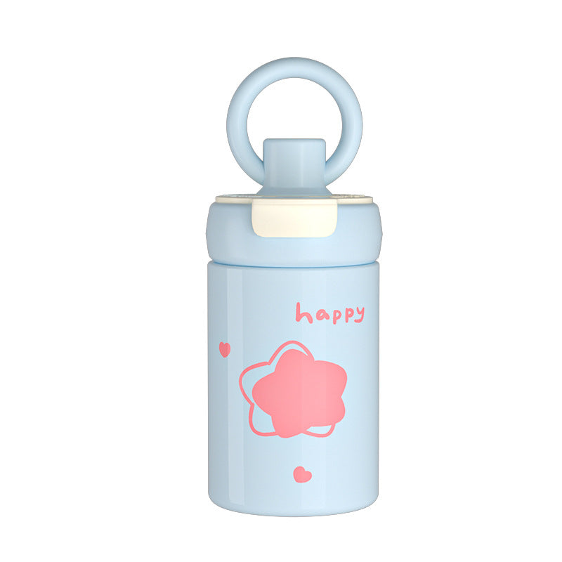 316 Steel Thermos Cup – Dual Straw & Tea Bin Design