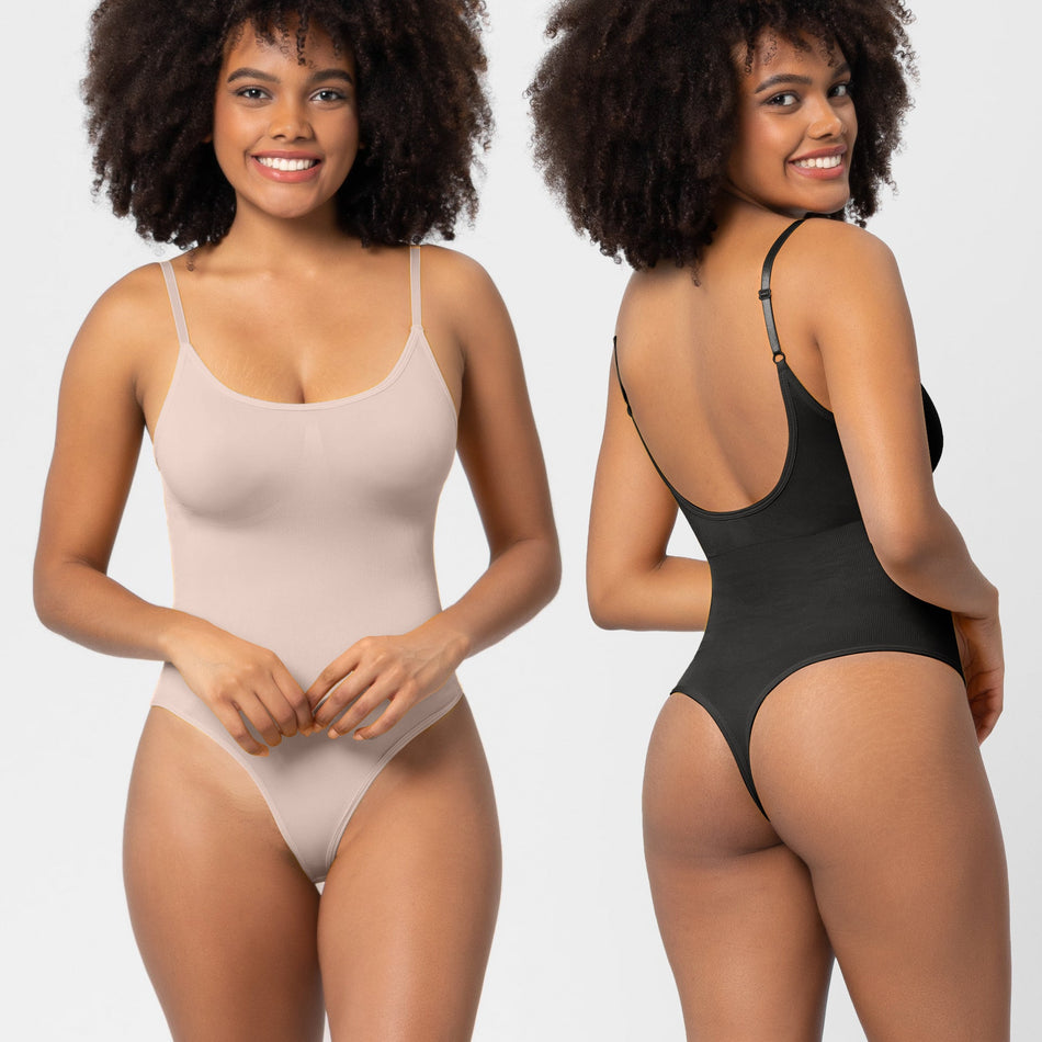 Plus Size Seamless Body Shaper – Ab Slimming T-shaped Corset