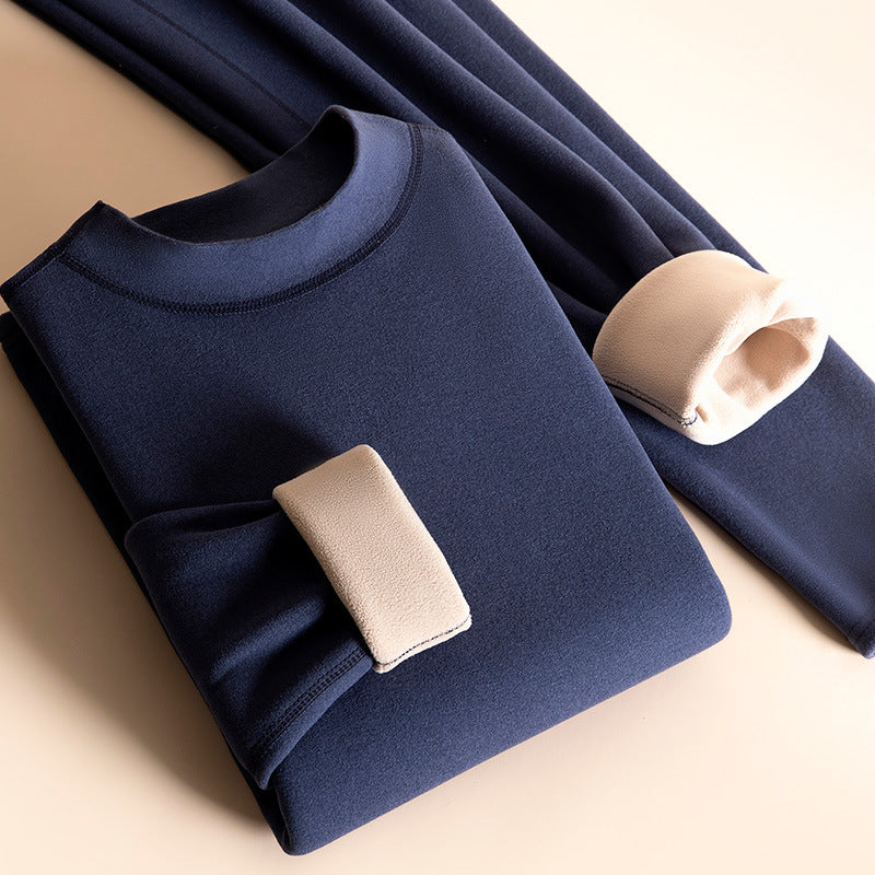 Men’s Velvet Thermal Underwear – Thick Fleece-Lined Winter Base