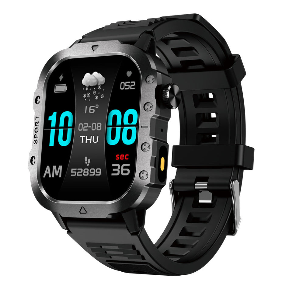H12 Smart Watch with Flashlight & Wireless Charging