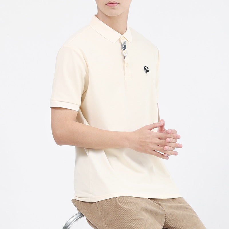 High-End Polo Shirt – Embroidered Summer Lapel Tee