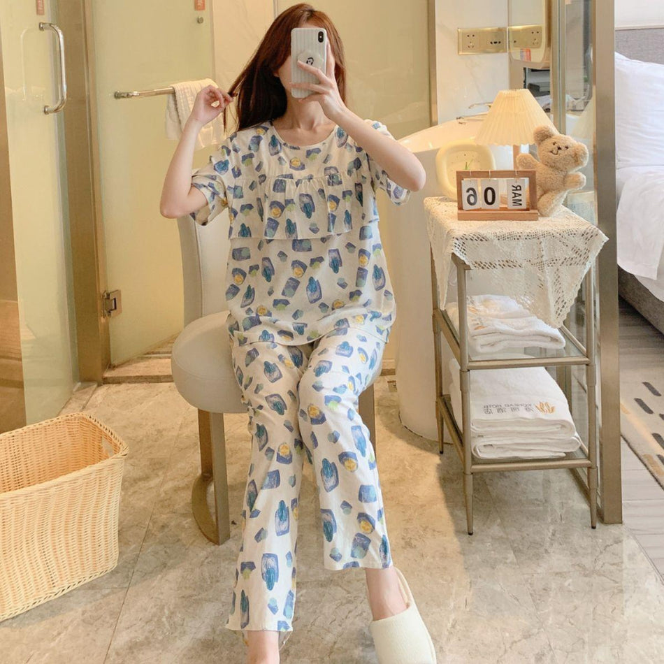 New Cotton Silk Pajamas for Women