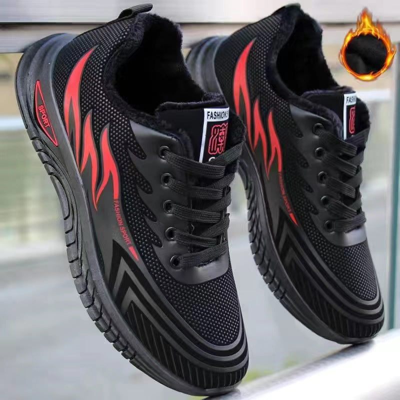 Comfortable & Durable Men’s Leather Running Shoes