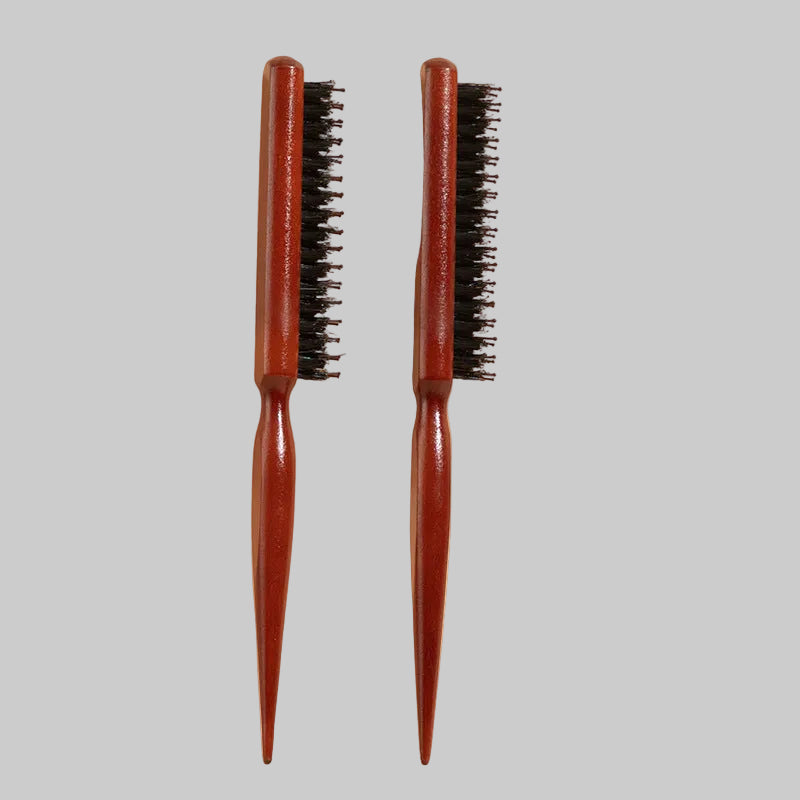 Wooden Pointed Tail Styling Comb for Curly Hair