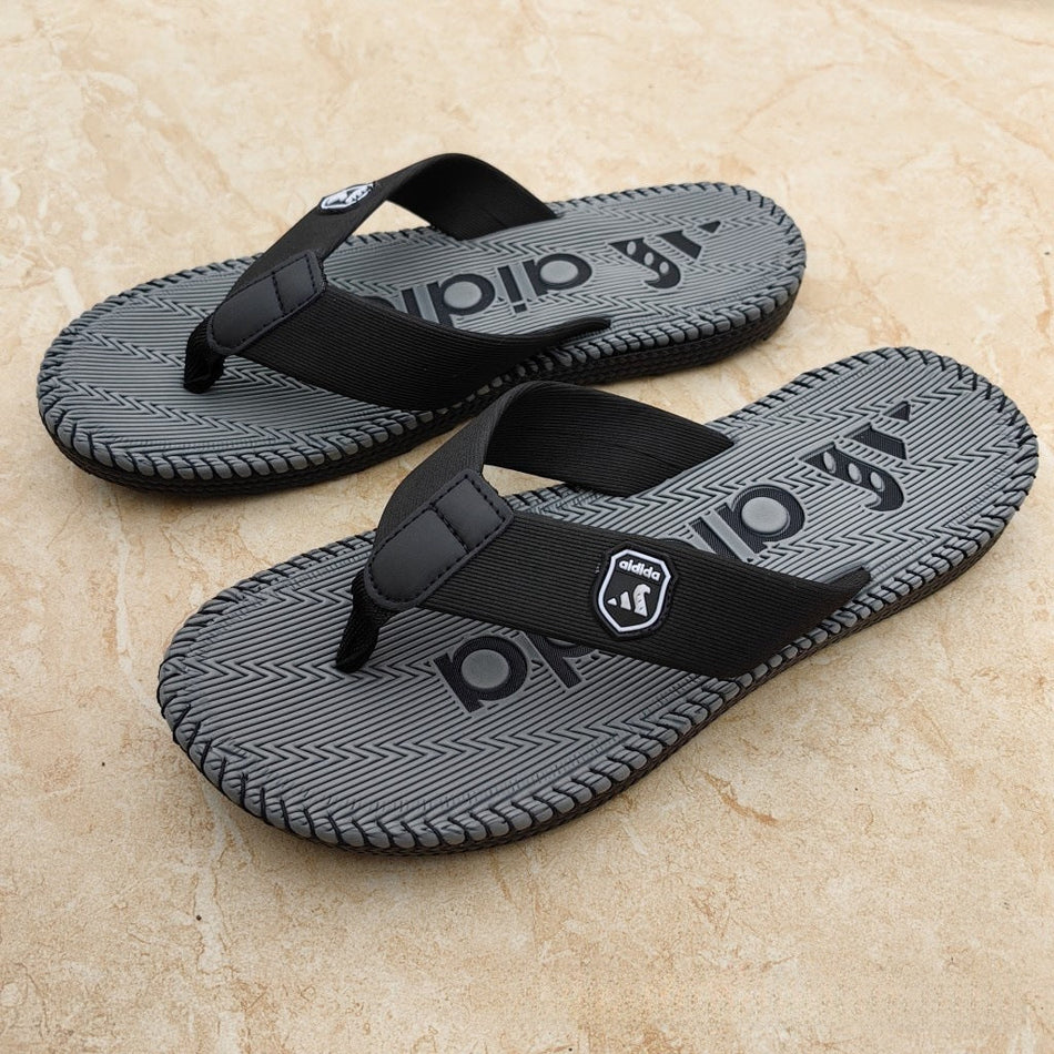 STOCK-Soft Sole Beach Flip-Flops – Korean Style for Men