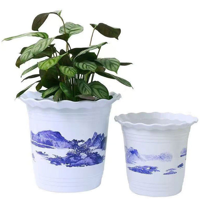 Large Resin Flower Pot – Thick Bonsai & Tree Planter
