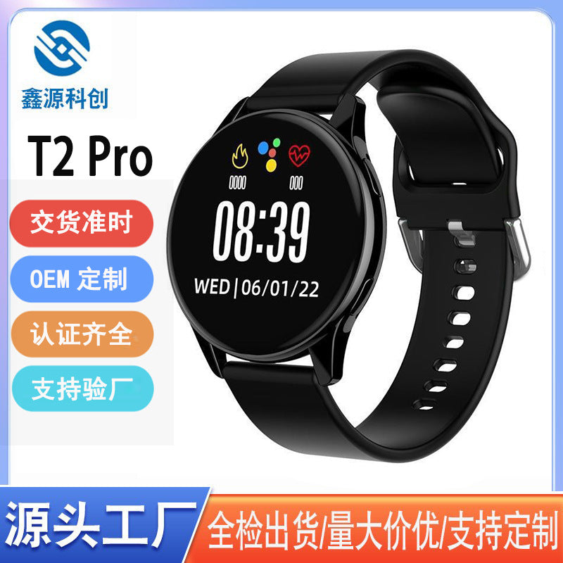 T2 Pro Round Screen Smart Watch with Bluetooth Call