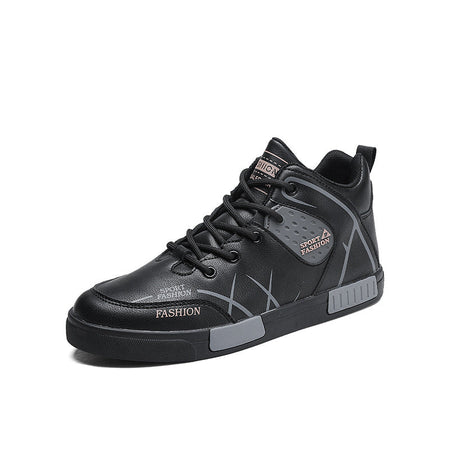 Men’s High-Top Leather Sneakers