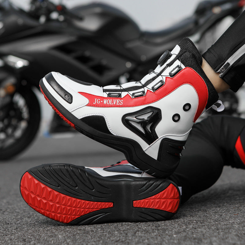 All-Season Jiugulang High-Top Motorcycle Riding Boots