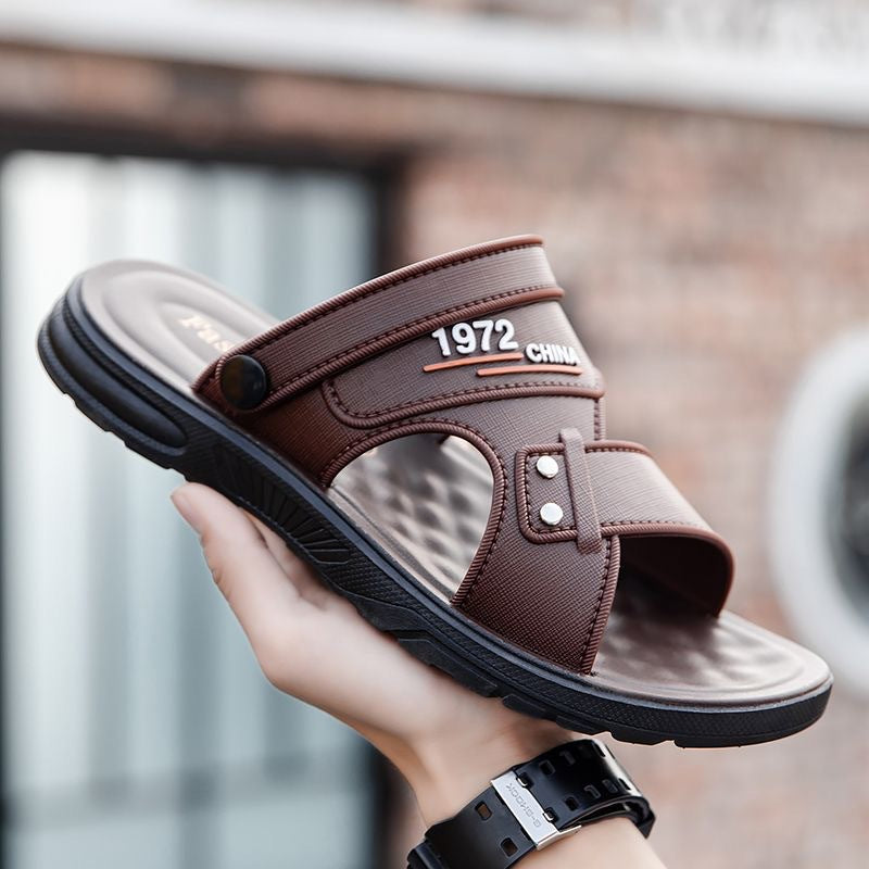 INSTOCK-Dual-Use Waterproof Sandals for Men – Soft Bottom Shoes
