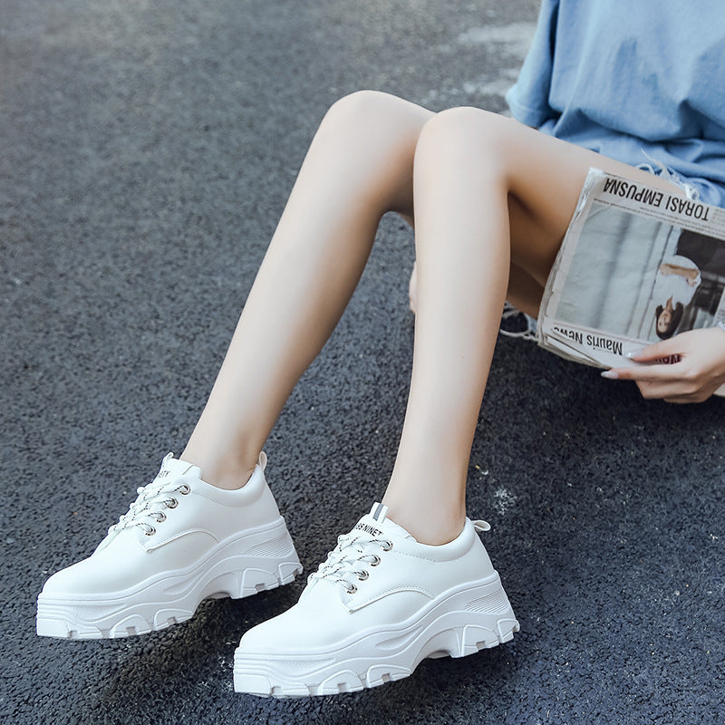 Women's White Breathable Sports Shoes