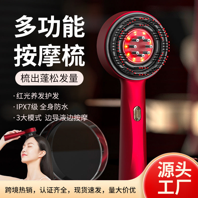 Electric Scalp Massage Comb – Red Light Hair Care Tool