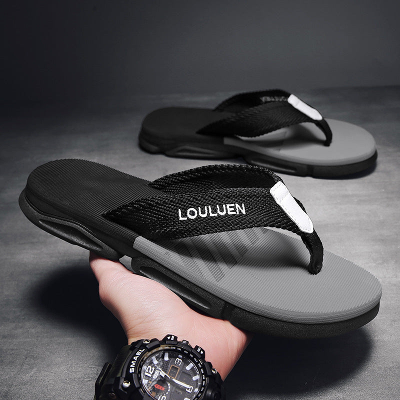 STOCK-Men’s Summer Thick-Soled Flip-Flops – Non-Slip Sandals