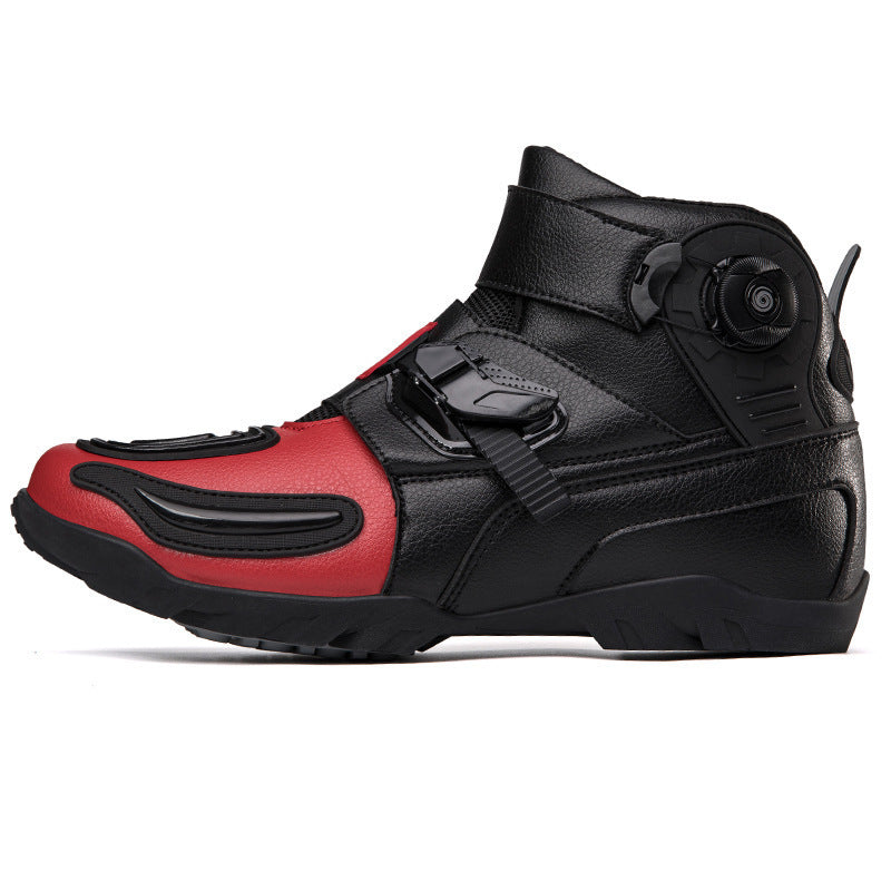 Racing Short Boots Men’s Motorcycle Travel Shoes