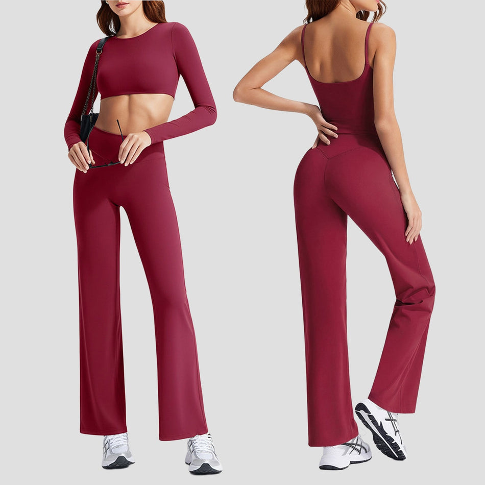 High-End Autumn and Winter Yoga Clothes for Women Running---