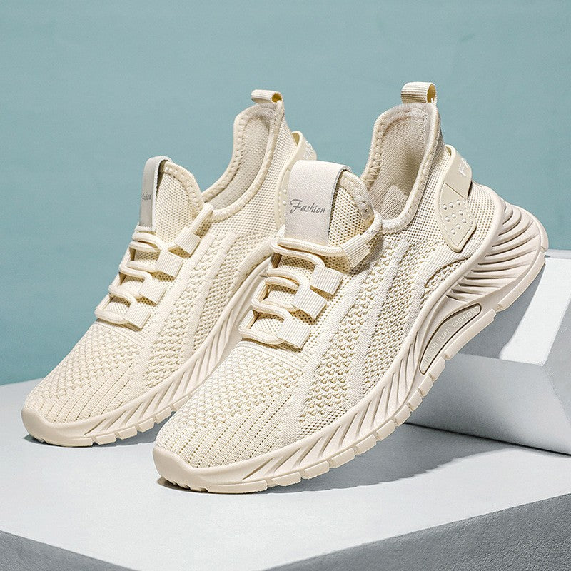 Plus Size Women’s Flying Knit Soft Sole Summer Sneakers