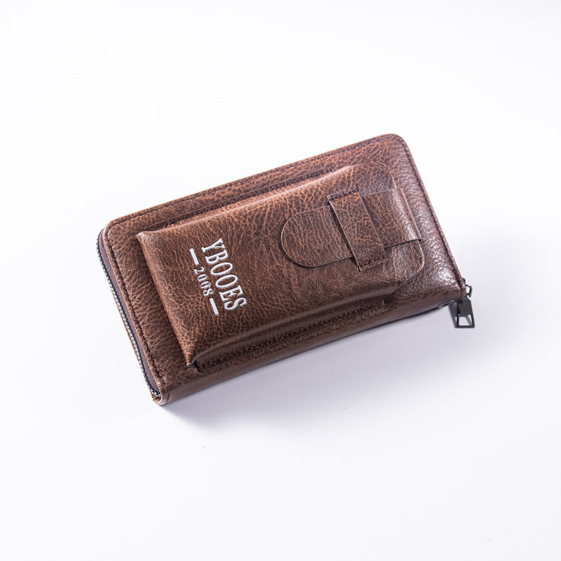 INSTOCK-Men’s Smart Wallet – Multi-Function & Phone Fit 🧠📱